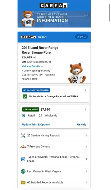 2015 Land Rover Range Rover Evoque 1st Gen - Image 18 of 20