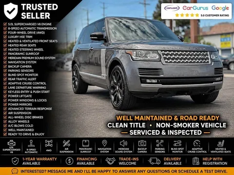 2015 Land Rover Range Rover Supercharged LWB Sport Utility 4