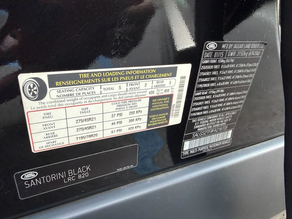 2015 Land Rover Range Rover L405 - Image 2 of 15