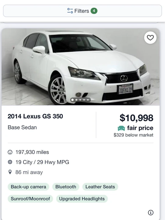 2015 Lexus GS 4th Gen - Image 16 of 19