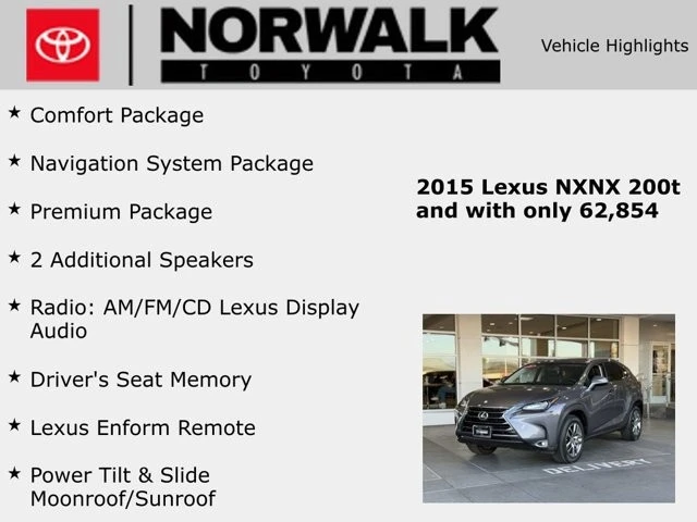 2015 Lexus NX 1st Gen - Image 10 of 12