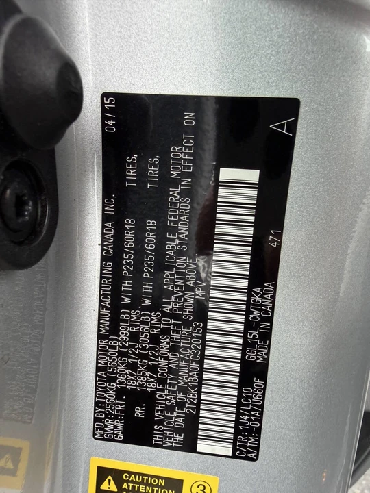 2015 Lexus RX 3rd Gen - Image 20 of 21