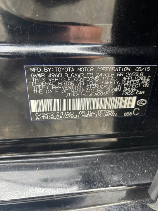 2015 Lexus GS 4th Gen - Image 17 of 17