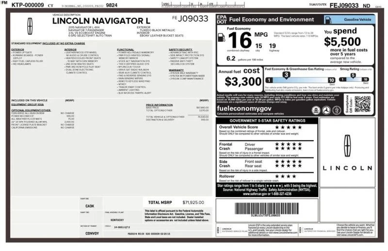 2015 Lincoln Navigator 3rd Gen - Image 3 of 12