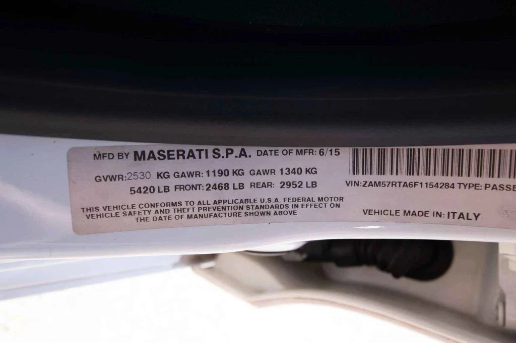 2015 Maserati Ghibli 3rd Gen - Image 28 of 28