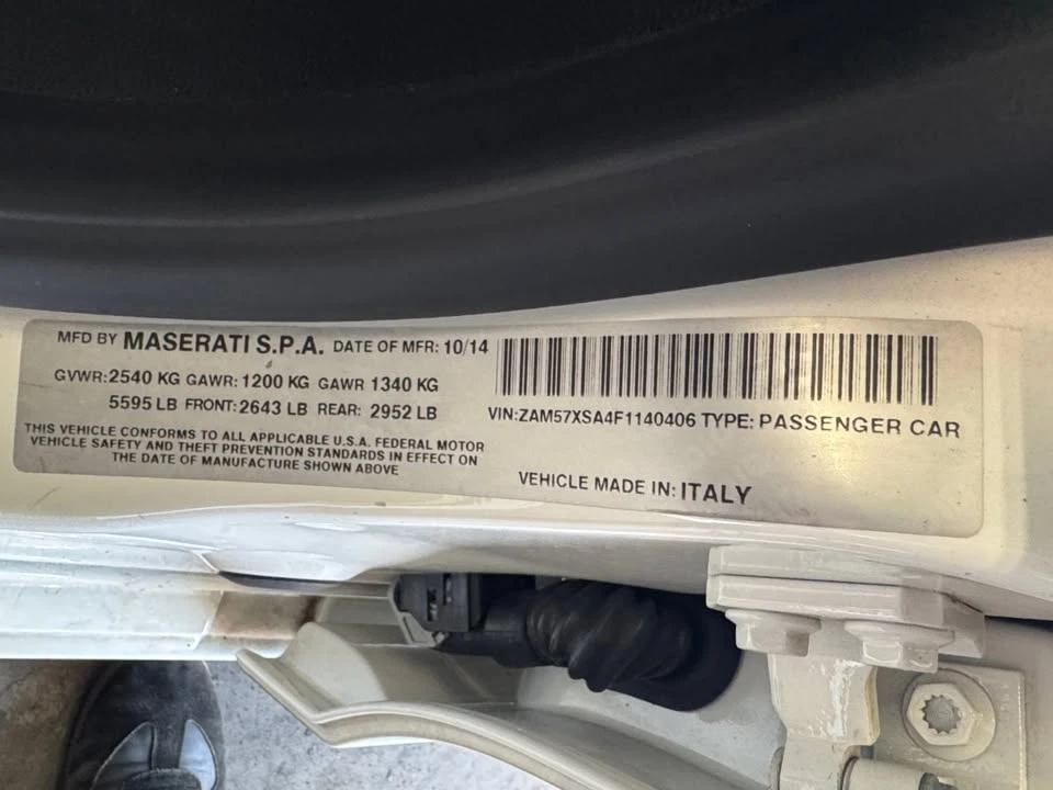 2015 Maserati Ghibli 3rd Gen - Image 16 of 20