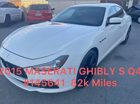 2015 Maserati Ghibli S Q4 Sedan