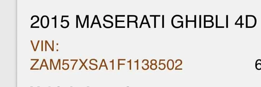 2015 Maserati Ghibli 3rd Gen - Image 12 of 12