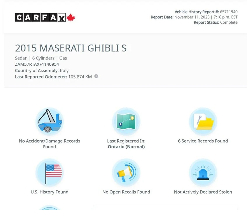 2015 Maserati Ghibli 3rd Gen - Image 16 of 17