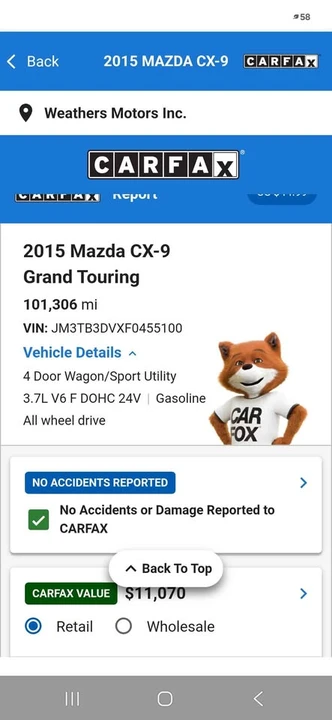 2015 Mazda CX-9 - Image 8 of 11