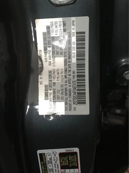 2015 Mazda CX-9 - Image 7 of 10