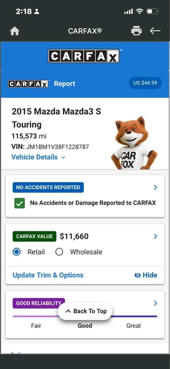 2015 Mazda Mazda 3 3rd Gen - Image 7 of 10