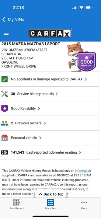 2015 Mazda Mazda 3 3rd Gen - Image 2 of 13