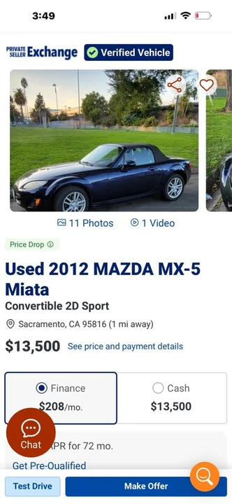 2015 Mazda NC MX-5 Miata - Image 3 of 3