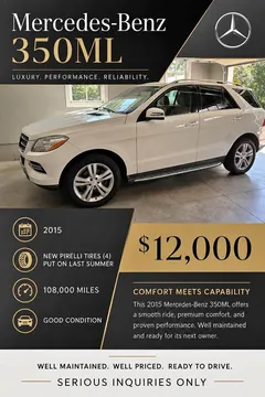 2015 Mercedes-Benz ML350