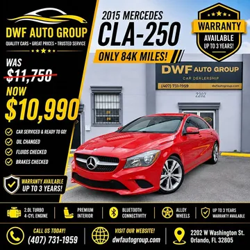 2015 Mercedes-Benz CLA 250