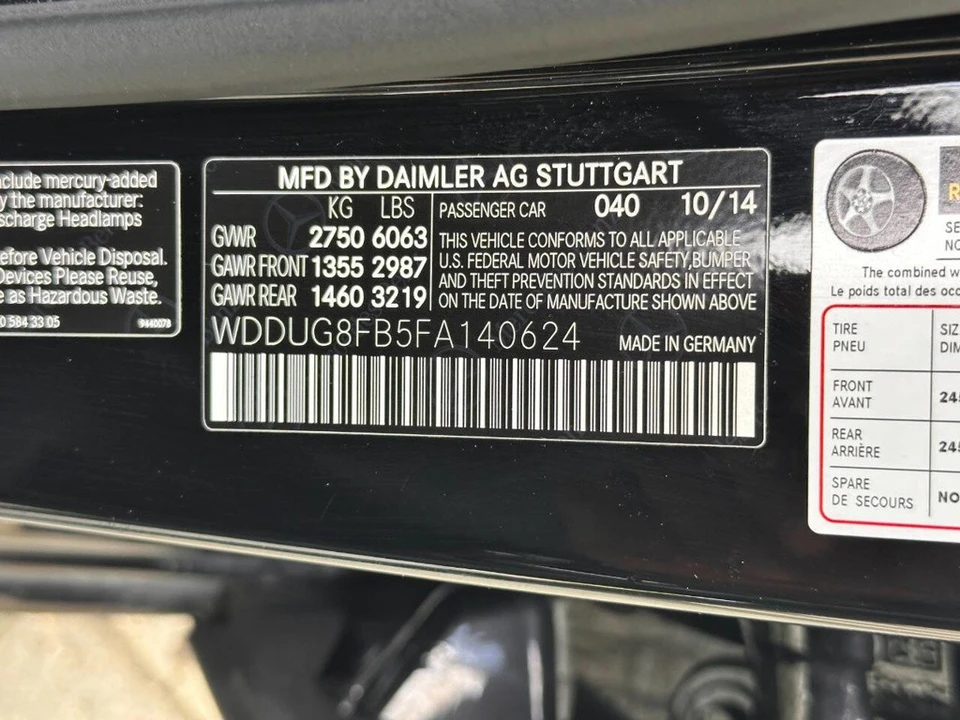 2015 Mercedes-Benz W222 S-Class - Image 10 of 21