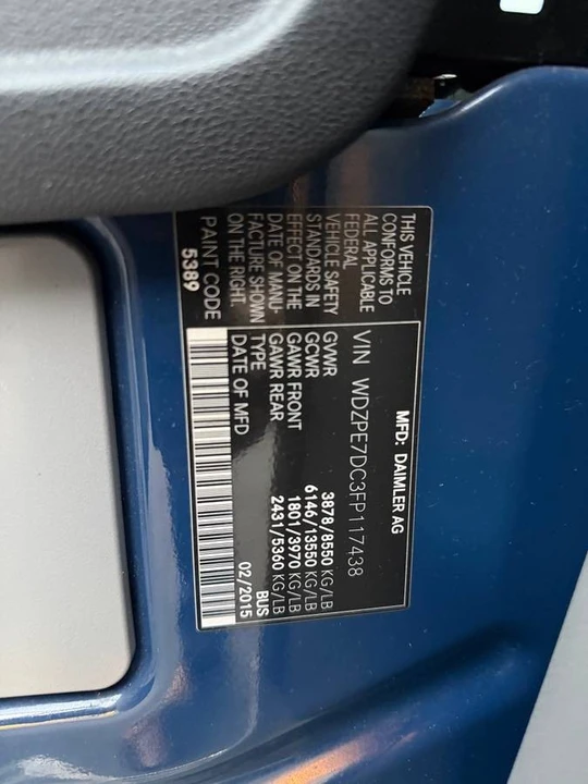 2015 Mercedes-Benz NCV3 Sprinter - Image 10 of 21