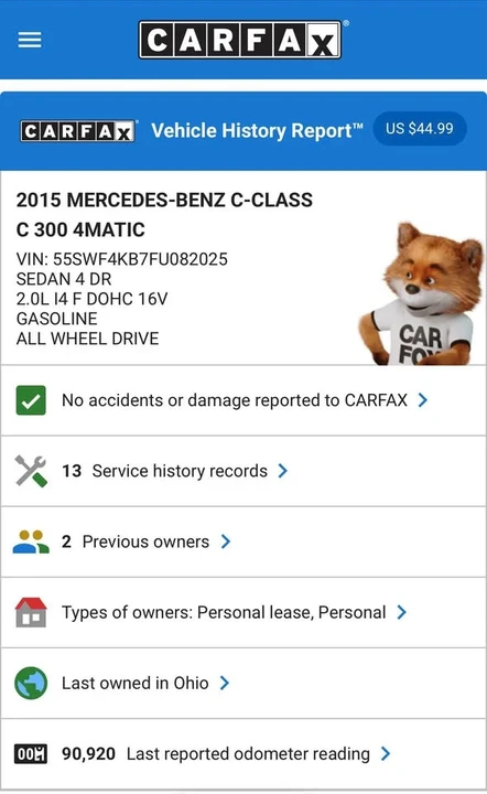2015 Mercedes-Benz W205 C-Class - Image 20 of 20