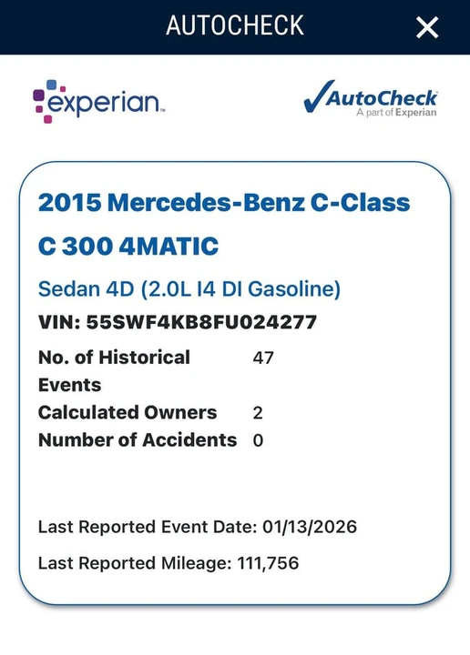 2015 Mercedes-Benz W205 C-Class - Image 16 of 16