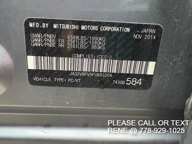 2015 Mitsubishi Lancer 10th Gen - Image 17 of 17