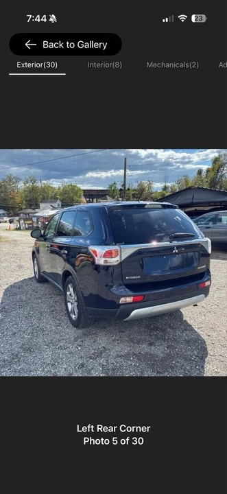 2015 Mitsubishi Outlander - Image 2 of 6