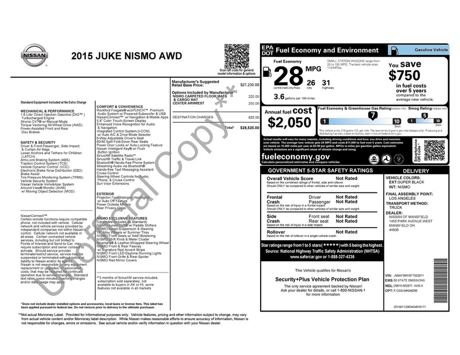 2015 Nissan Juke - Image 4 of 5