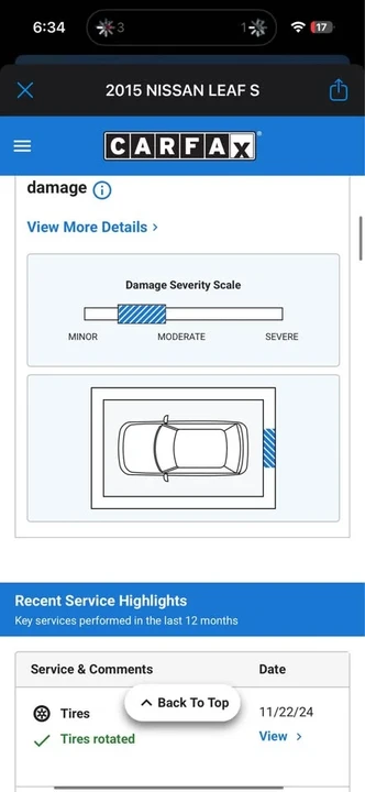2015 Nissan Leaf - Image 13 of 14