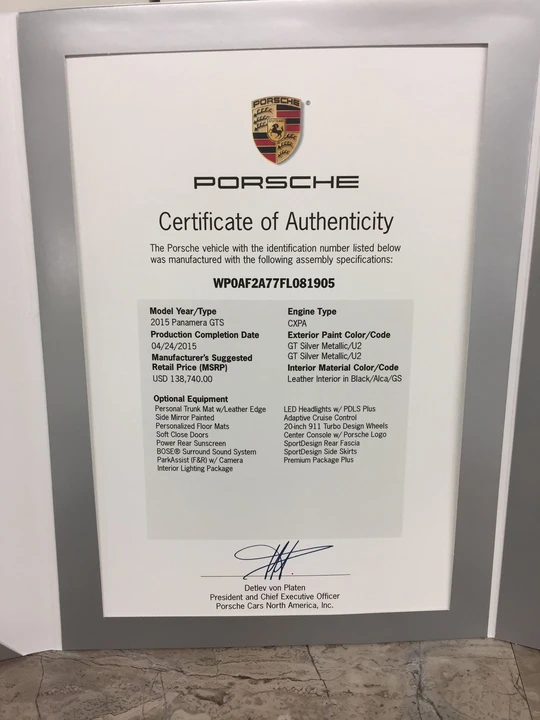 2015 Porsche 970 Panamera GTS - Image 6 of 10