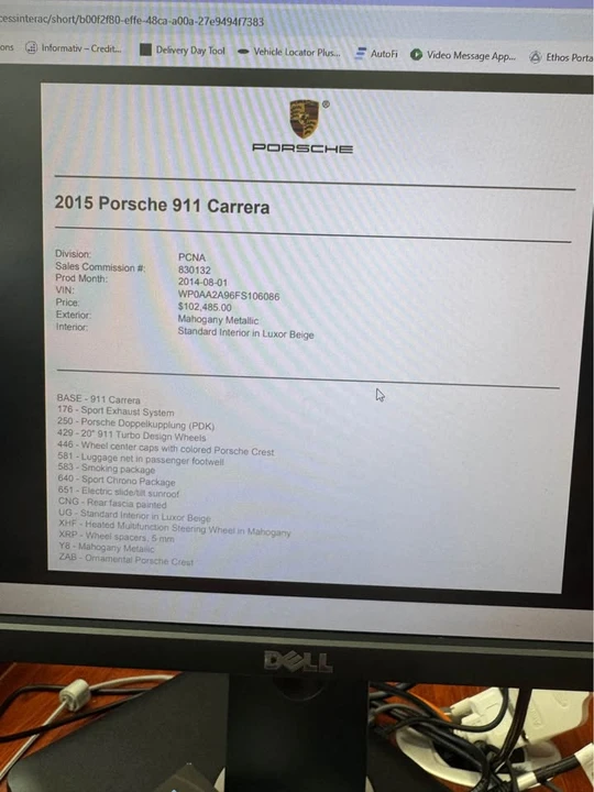 2015 Porsche 991 Carrera - Image 14 of 14