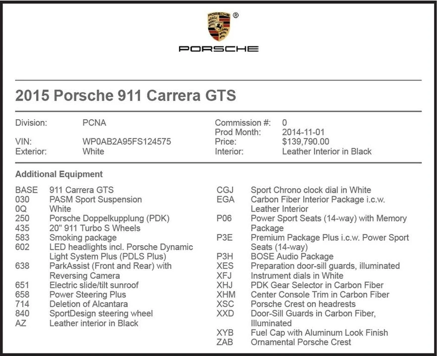2015 Porsche 991 Carrera GTS - Image 7 of 26