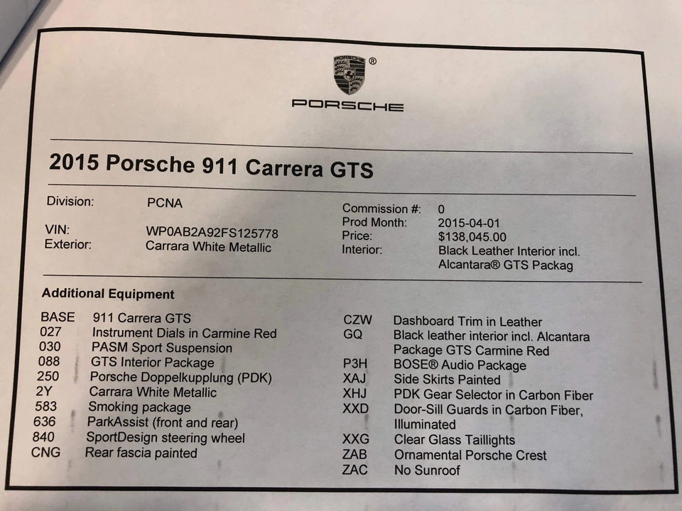 2015 Porsche 991 Carrera GTS - Image 13 of 31