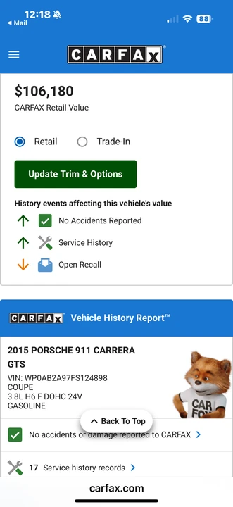 2015 Porsche 991 Carrera - Image 14 of 16