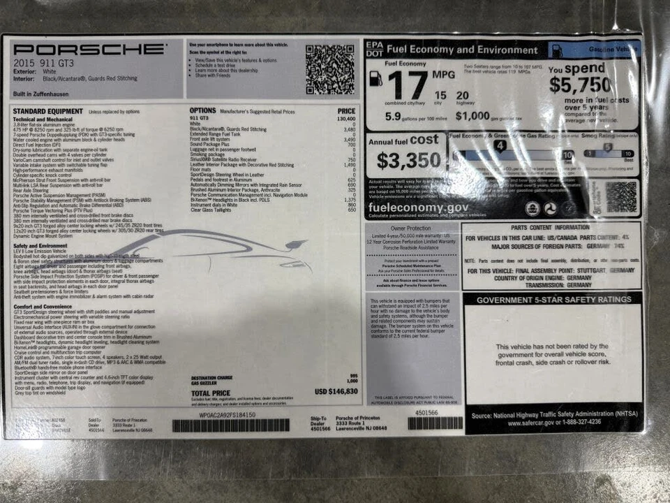 2015 Porsche 991 GT3 - Image 19 of 31