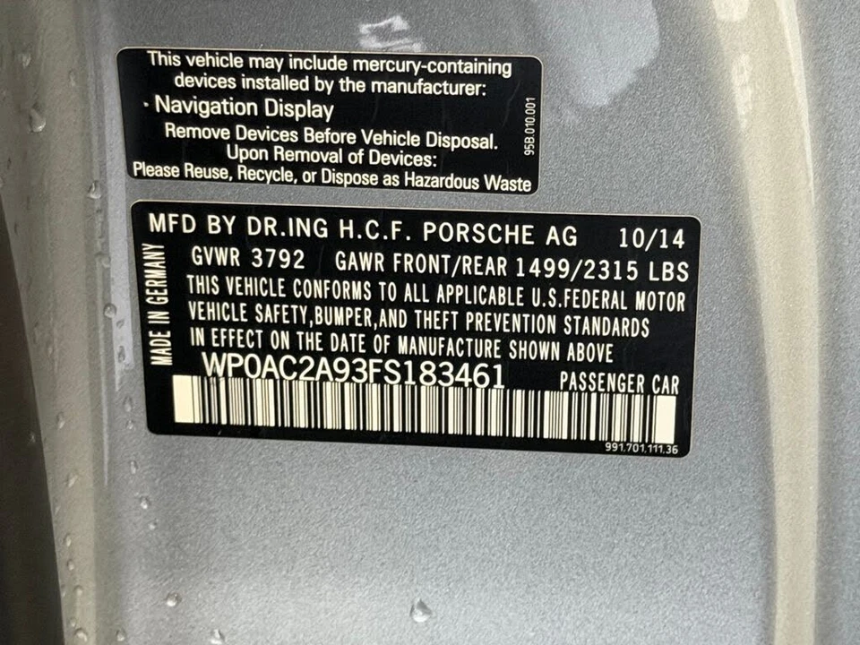 2015 Porsche 991 GT3 - Image 25 of 26