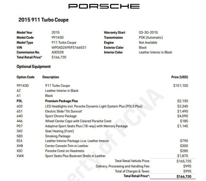 2015 Porsche 991 Turbo - Image 9 of 31