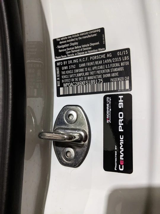 2015 Porsche 991 GT3 - Image 9 of 9