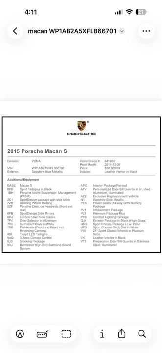 2015 Porsche Macan S - Image 9 of 9