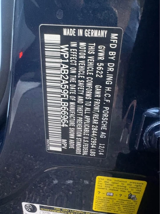 2015 Porsche Macan S - Image 11 of 11