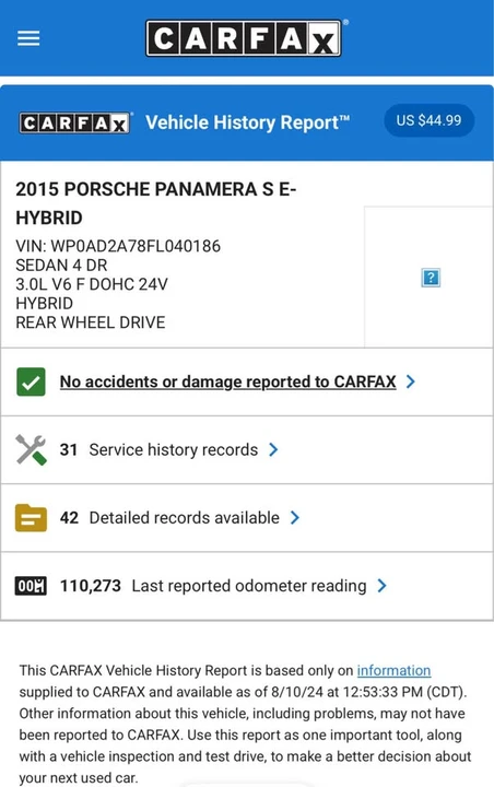 2015 Porsche 970 Panamera - Image 15 of 15