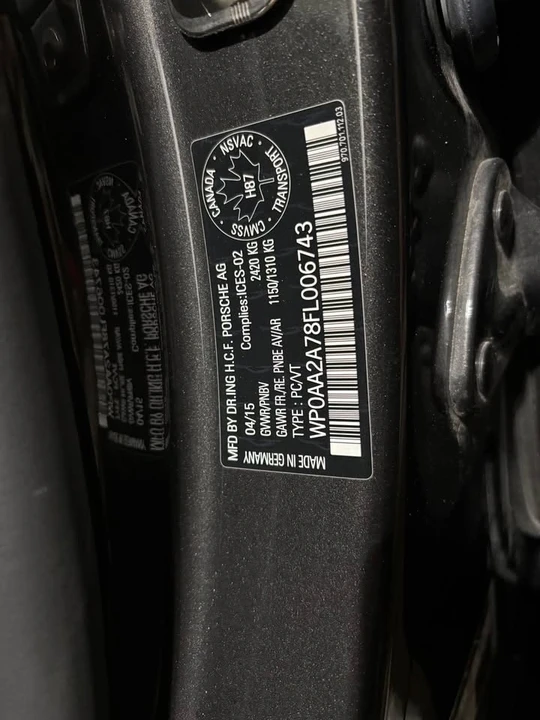 2015 Porsche 970 Panamera - Image 11 of 14