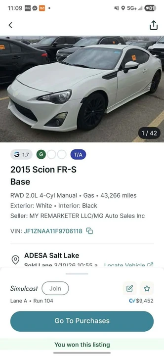 2015 Scion FR-S - Image 9 of 9