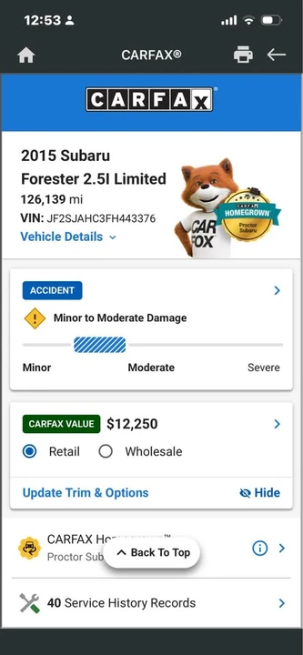 2015 Subaru Forester 4th Gen - Image 2 of 9