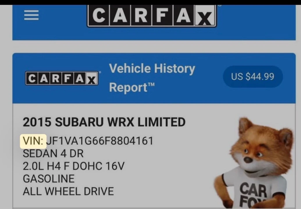 2015 Subaru Impreza WRX 4th Gen - Image 10 of 18