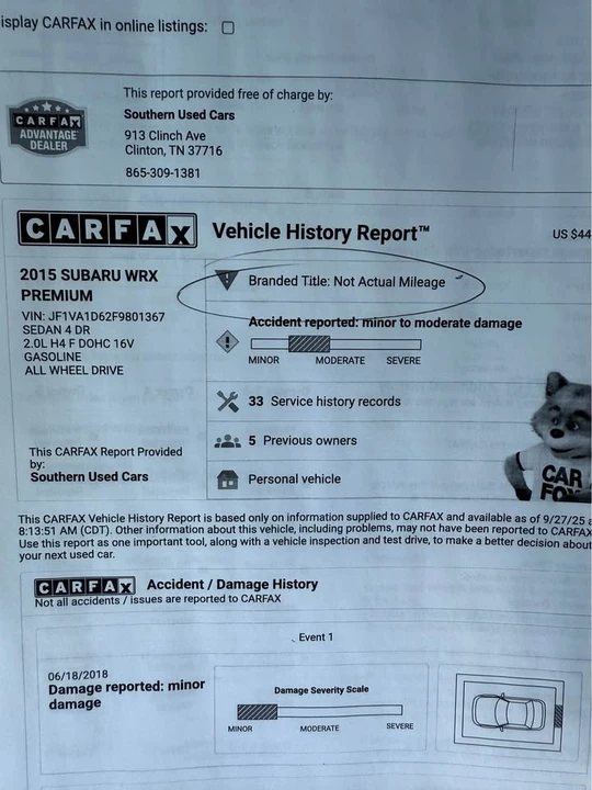 2015 Subaru Impreza WRX 4th Gen - Image 15 of 15