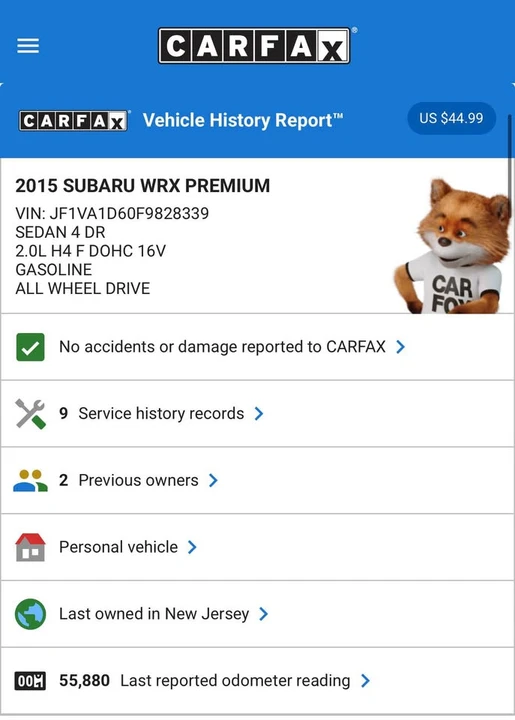 2015 Subaru Impreza WRX 4th Gen - Image 17 of 17