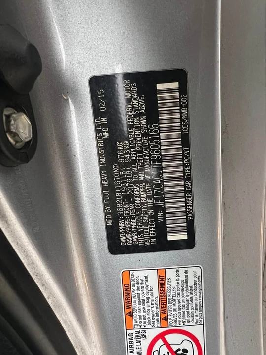 2015 Subaru BRZ 1st Gen - Image 5 of 8