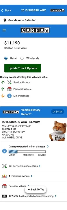 2015 Subaru Impreza WRX 4th Gen - Image 17 of 18