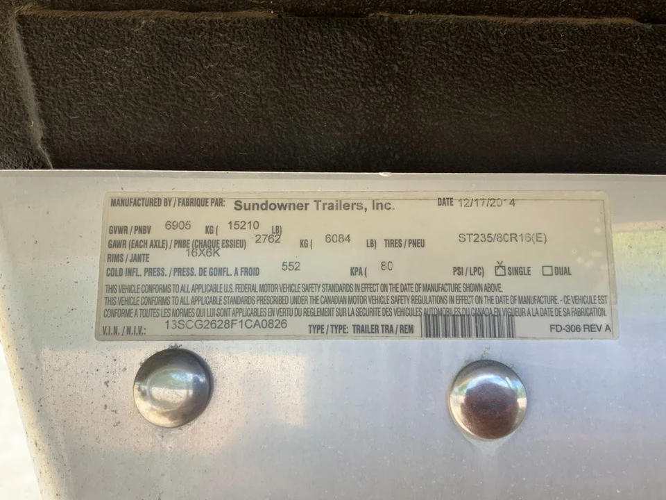 2015 Sundowner Sunlite - Image 4 of 12
