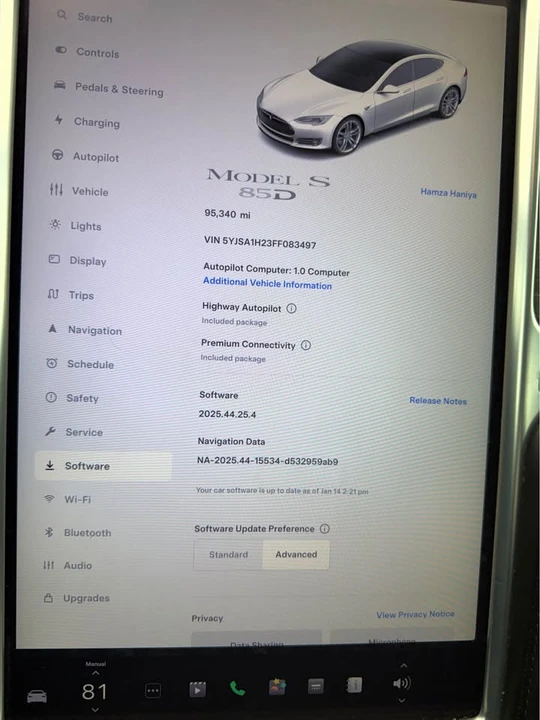 2015 Tesla Model S - Image 5 of 8
